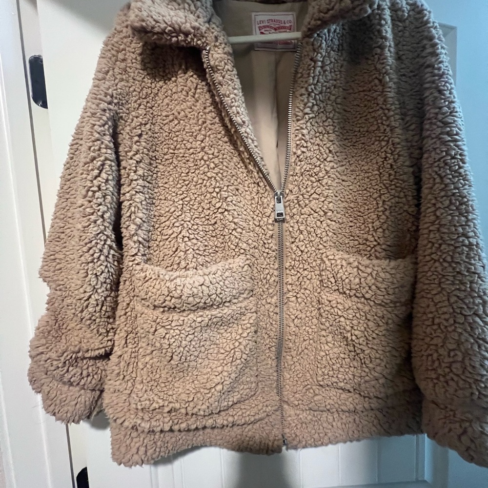 Levi's Beige Jacket with Sherpa Lining